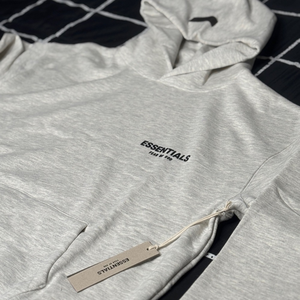 Essentials Light Oatmeal Men's Sweater